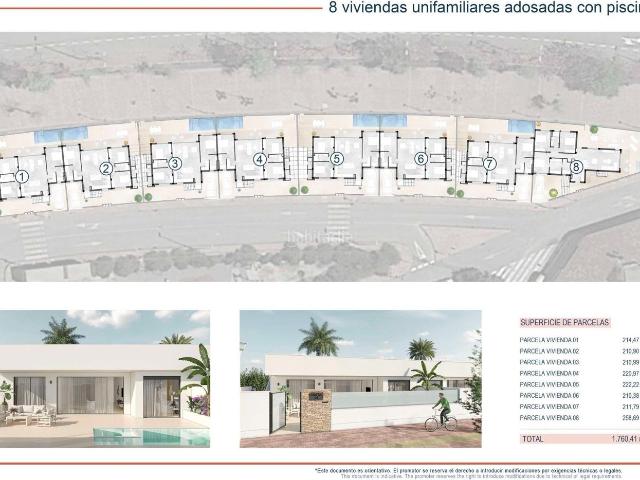 Chalet en venta en Murcia, Sucina. Chalet adosado de obra nueva con piscina privada en Sucina electrodomésticos incluidos. Chalets.