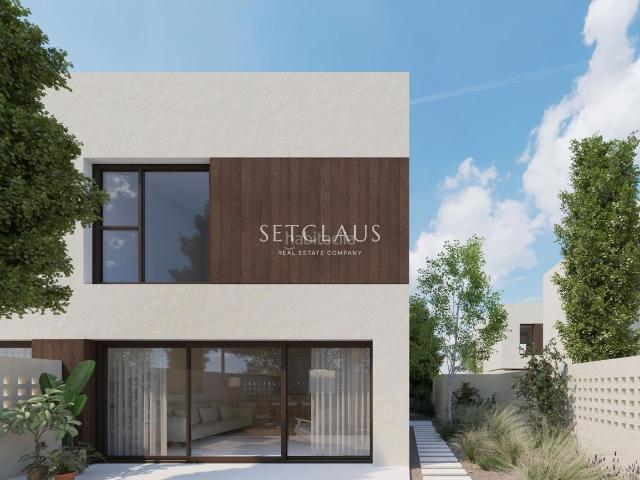 Chalet en venta en Sant Fost de Campsentelles. Casas pareadas de obra nueva con luz y acabados premium. Chalets Sant Fost de.