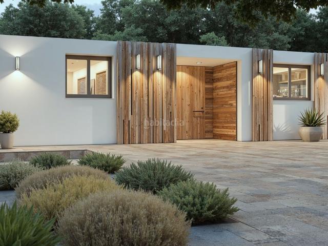 Chalet en venta en Sant Martí Sarroca. Chalet unifamiliar ecosostenible de 66 m² en Sant Martí Sarroca Barcelona, en autopromoción. Chalets Sant Martí.