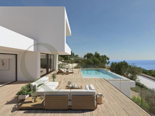 Chalet en venta en Poble Nou de Benitatxell el, Cumbre del Sol. villa de lujo en cumbre del sol con piscina inifinity y vistas al mar. Chalets Poble Nou de Benitatxell.