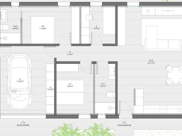 Chalet en venta en Planes d´Hostoles Les. Casa Chalet independiente de 3 dormitorios NUEVO. Chalets Planes d´Hostoles.