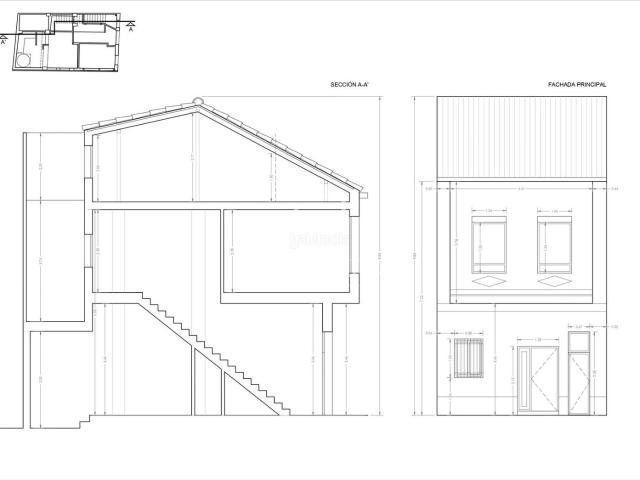Chalet en venta en Valencia, Favara. Casa unifamiliar entre medianeras para rehabilitar íntegramente en la zona de Patraix. Chalets.