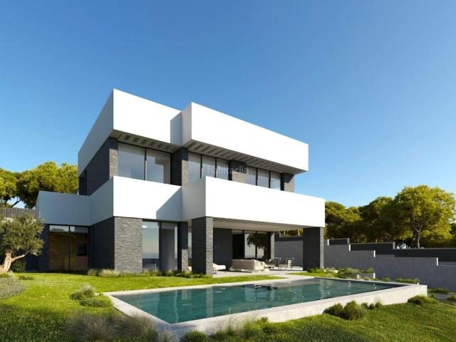 Chalet en venta en Xàbia, Cap Martí El Tossalet Pinomar. Moderna villa en construcción con orientacion al sur. Chalets.