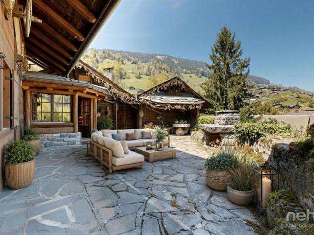 Chalet familial de charme avec vue panoramique à Val d?Illiez