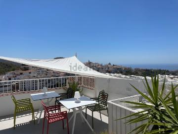 Plaza de las tres Culturas, Frigiliana, Málaga, Andalucía, Andalucía