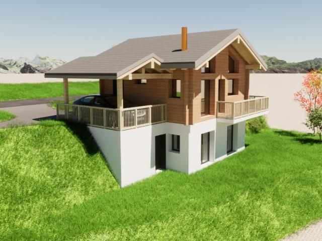 Chalet im Bau in Evolène