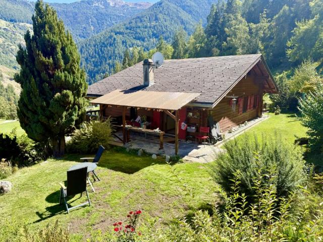 CHALET INDIVIDUEL AVEC VUE EXCEPTIONNELLE ET SANS VIS À VIS A BASSE NENDAZ
