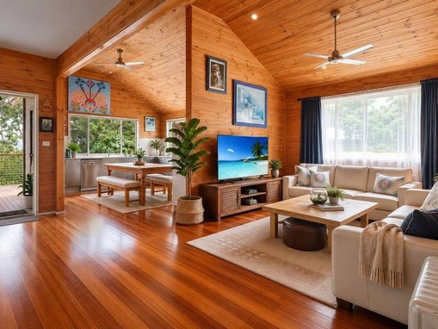Chalet on Blue Bay Room for all the Family with Water Views in a Tranquil Setting!