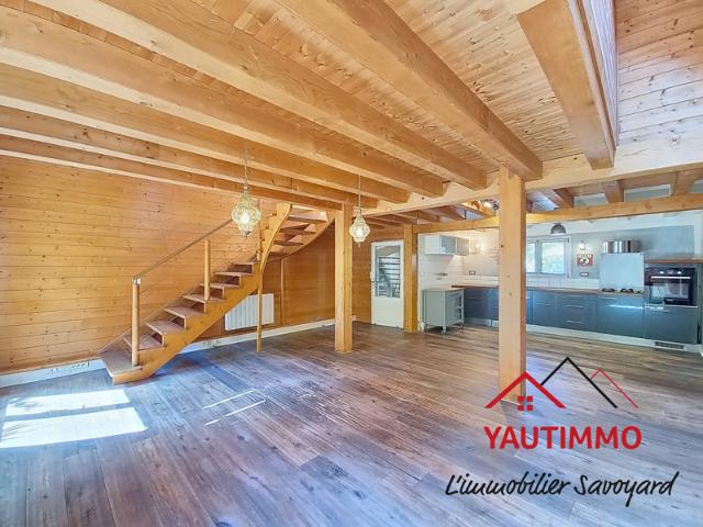 Chalet ossature bois 2 chambres avec terrasses Lucinges pr