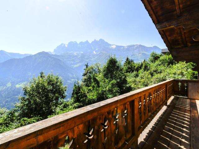 Chalet mit atemberaubender Aussicht auf die Dents du Midi