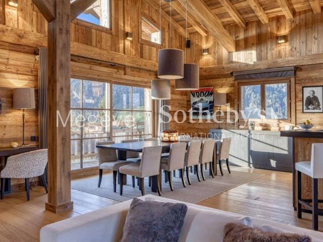Chalet Millesime Somptueux chalet avec piscine et espace bien être
