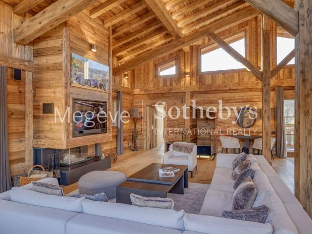 Chalet Millesime Somptueux chalet avec piscine et espace bien être
