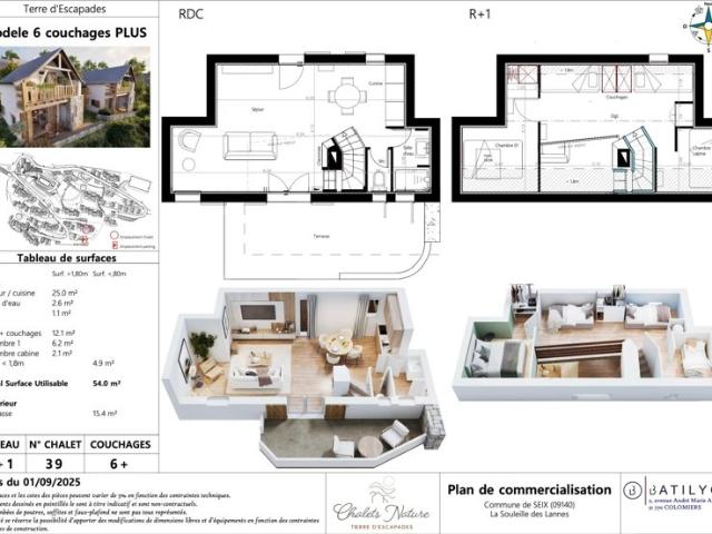 Chalet nature 6 couchages+ entièrement rénové à Seix
