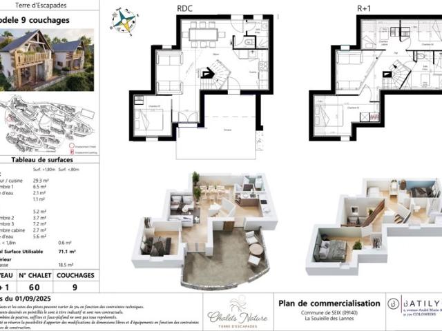 Chalet nature 9 couchages entièrement rénové à Seix