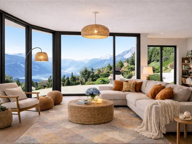 Chalet nach Plan mit atemberaubender Aussicht – Hauptwohnsitz