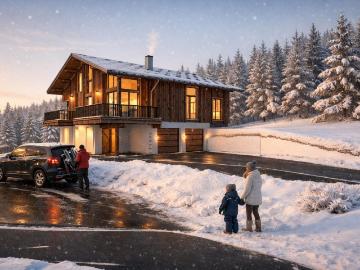 Chalet neuf Vue Mont Blanc 250m² Hauteluce Les Saisies