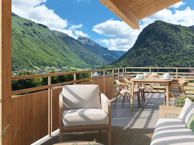 Chalet semi détaché avec 4 chambres avec terrasse et jardi. 97m² Morzine Avoriaz