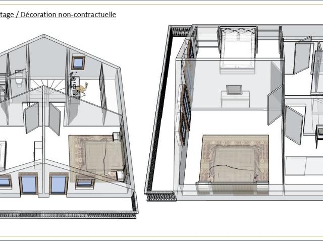 Chalet prestigieux avec 150m2 de surface de plancher et 102m. 102m² La Giettaz La Giettaz en Aravis