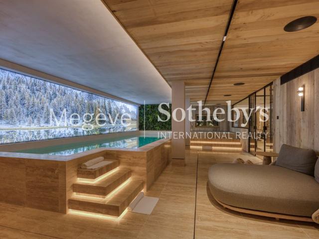 Chalet Quartz Sur les hauteurs de Megève avec piscine et spa