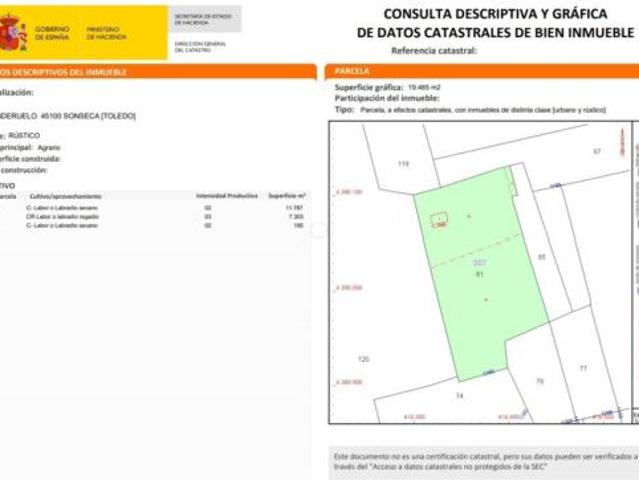 Chalet unifamiliar Venta Sonseca, Sonseca