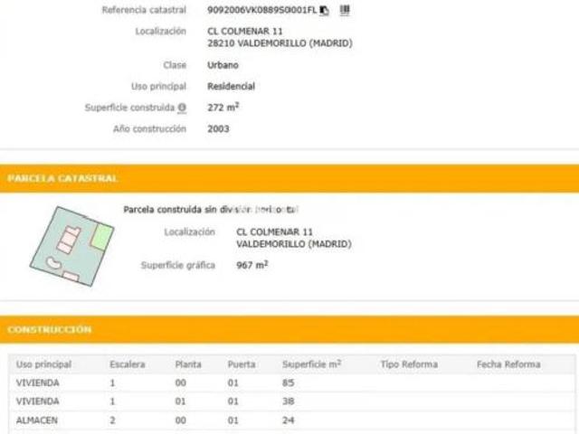 Chalet Venta Valdemorillo, Urbanización La Pizarrera