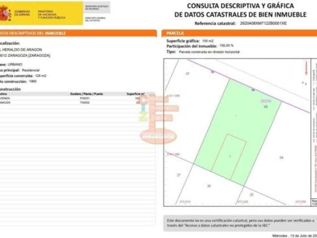 Chalet Venta Zaragoza Capital, Oliver Valdefierro