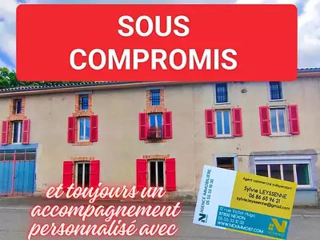 Châlus 87230 Achat / Vente maison 10 pièces t10 au dernier étage