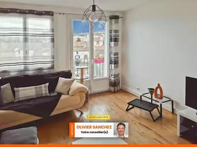 Chamalières 63400 Achat / Vente appartement 3 pièces t3 au dernier étage terrasse