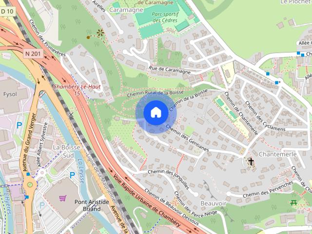 CHAMBERY T3 avec cave et garage