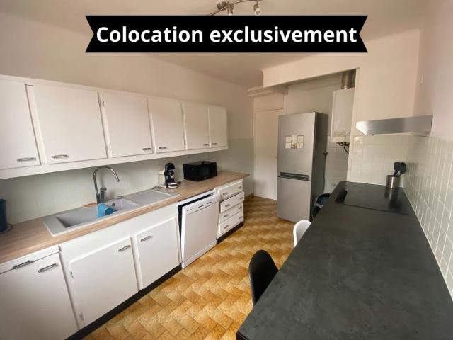 Chambre meublé Appartement meublé de type 5 pour COLOCATION