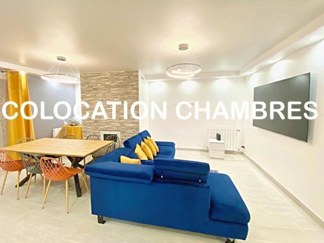 CHAMBRE MEUBLÉE A LOUER EN COLOCATION 18m2 GAGNY GOURNAY 850