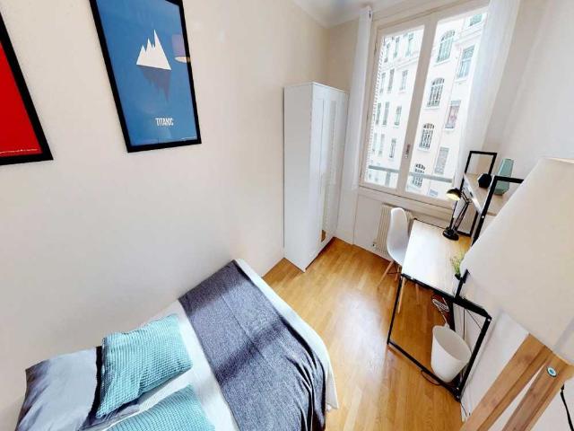 Chambre à Lyon Rue Garibaldi