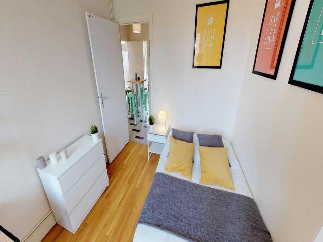 Chambre à Lyon Rue Garibaldi, quartier Garibaldi