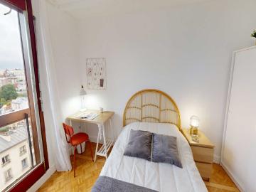 Chambre à Paris Rue Lecourbe, Necker