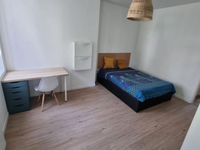 CHAMBRE EN COLOCATION ELISA ET BTS AUDIOVISUEL AVEC SALLE DE DOUCHE ET WC PRIVATIFS BAIL INDIVIDUEL