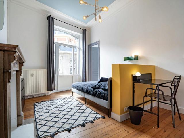 Chambre privée à louer à Ixelles, Rue de Hennin