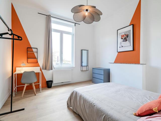 Chambre privée à louer à La Louvière, Rue du Parc