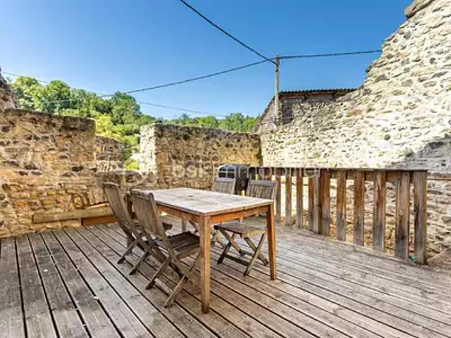 Chanonat 63450 Achat / Vente maison 8 pièces t8 terrasse cave