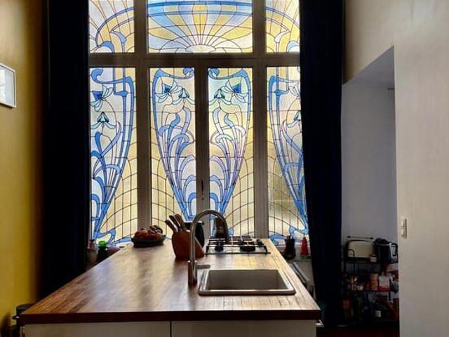 Characterful Art Nouveau duplex apartment with courtyard
