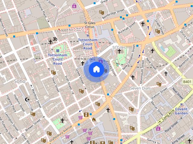 Charing Cross Road, Soho, WC2H