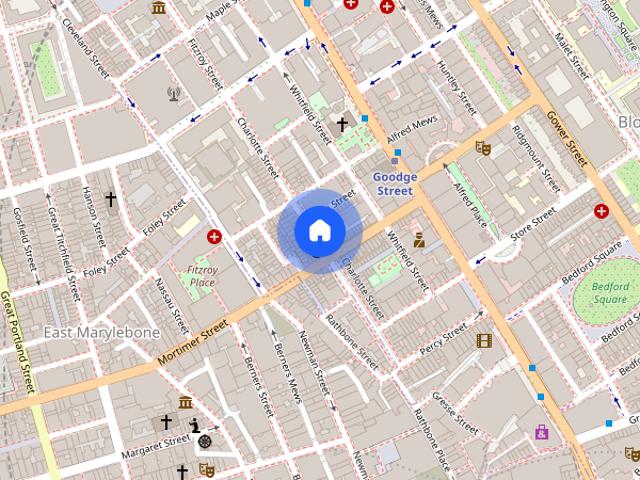 Charlotte Street, Fitzrovia, W1T