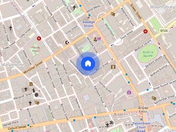 Charlotte Street, Fitzrovia & Covent Garden