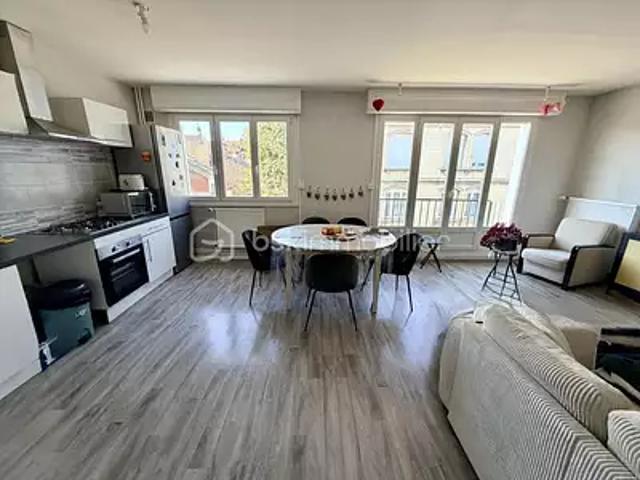 Charleville Mézières 08000 Achat / Vente appartement 2 pièces t2 cave balcon