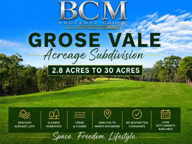 CHARLEY'S MEADOW 2.8 ACRES, 20 ACRES and 29 ACRE LOTS