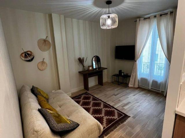 Charmant 2 pièces meublé 31m² rue Marjolin