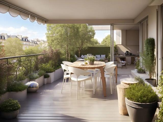 Charmant T4 de 95 m² avec terrasse et double parking
