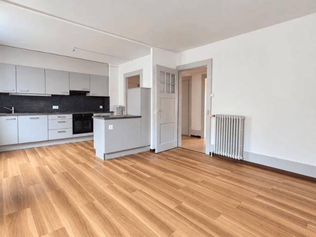 Charmant appartement de 3 pièces au rez supérieur avec fibre optique