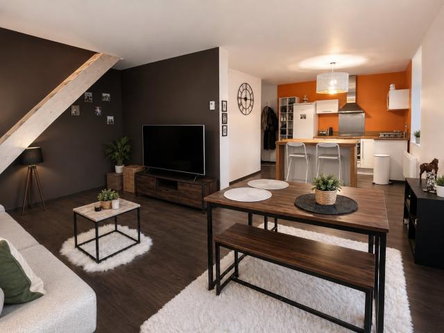 Charmant appartement en duplex dans la commune dynamique et prisée de Veauche, Loire 42