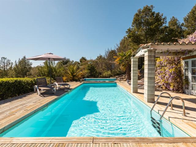 Charmant ensemble immobilier – 2 villas avec piscines chauff. 200m² Siran