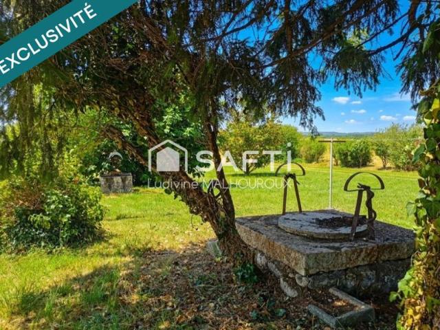 Charmant – maison ancienne en pierre – 135 m² habitables – terrain 1 817 m² – fort potentiel de rénovation